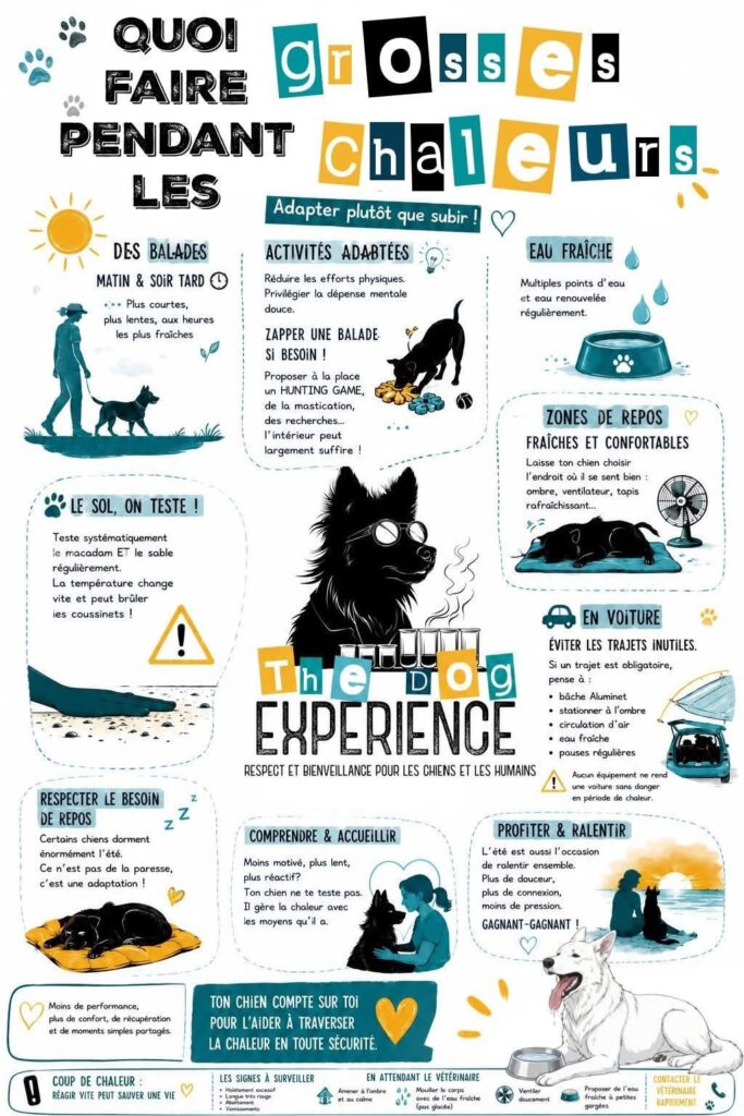 Cours du samedi annulés pour le bien-être de nos chiens